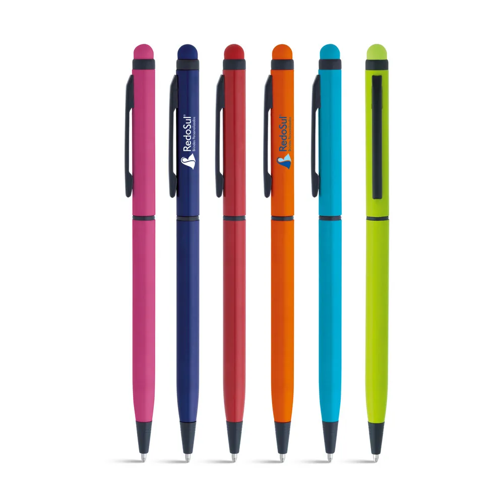 RD 91444-Caneta Metálica Personalizada com Ponta Touch Screen RD 91444-Caneta Metálica Personalizada com Ponta Touch Screen